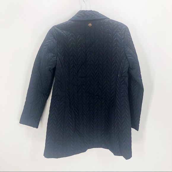 Kate Spade Blue Quilted Snap Button Jacket XS - Picture 5 of 6